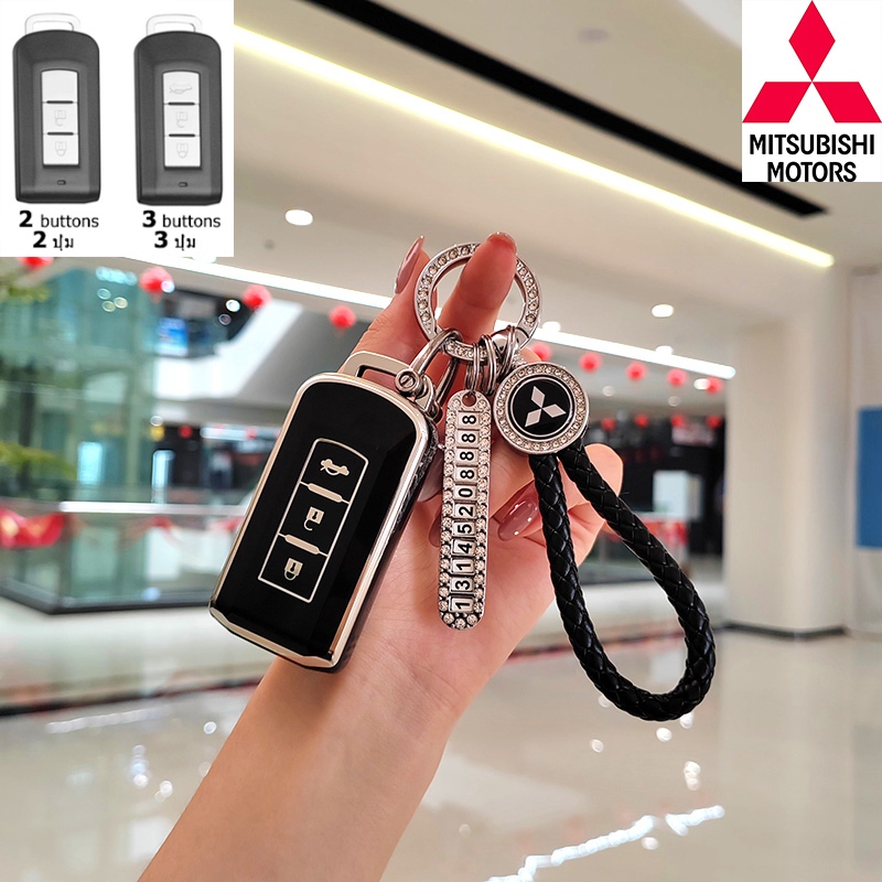 Tpu ปลอกกุญแจรถ ทนทาน MITSUBISHI X Force Mirage Triton Pajero Xpander Attrage ASX Outlander พวงกุญแจ สวยงาม - รูปที่ 5