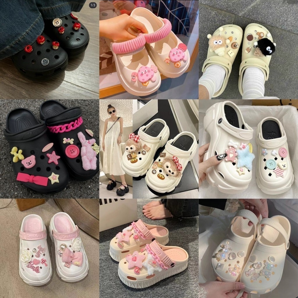 เสน่ห์รองเท้าแฟชั่นสําหรับสาขาสร้างสรรค์และดอกไม้อุดตันรองเท้าหัวเข็มขัดน่ารักอุปกรณ์รองเท้าตกแต่งสําหรับเด็กผู้หญิง