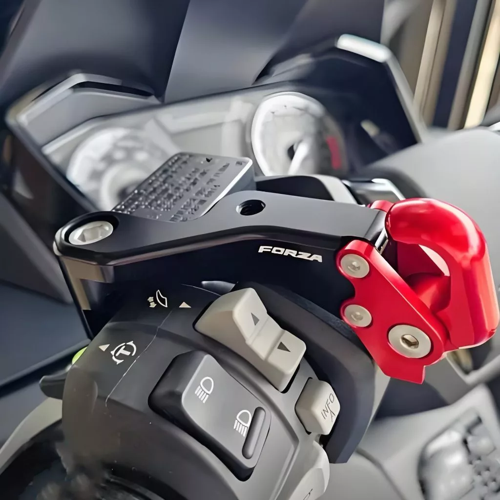 HONDA FORZA 300/350 ตะขอ แถบยาว ขยายได้ วัสดุอลูมิเนียมอัลลอยด์ thumbnail 3
