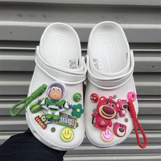 50style 3D ที่ถอดออกได้การ์ตูนรองเท้า Charms ตกแต่งรองเท้าs หัวเข็มขัดน่ารักรองเท้าอุปกรณ์เสริมตกแต่งสําหรับสาว