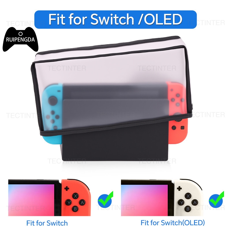 กรณีกันฝุ่นสําหรับ นินเทนโด สวิทช์ /OLED เกมคอนโซลกันน้ําป้องกันกรณีป้องกันรอยขีดข่วนฝุ่นปกสําหรับสวิทช์อุปกรณ์เสริม