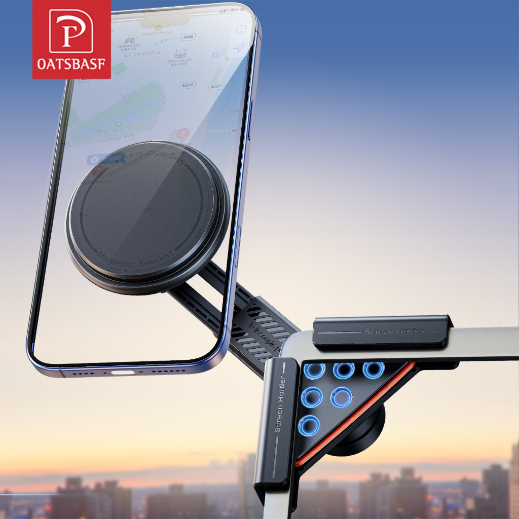 OATSBASF ที่วางโทรศัพท์หน้าจอในรถยนต์ Central Control Display ที่วางโทรศัพท์ในรถยนต์