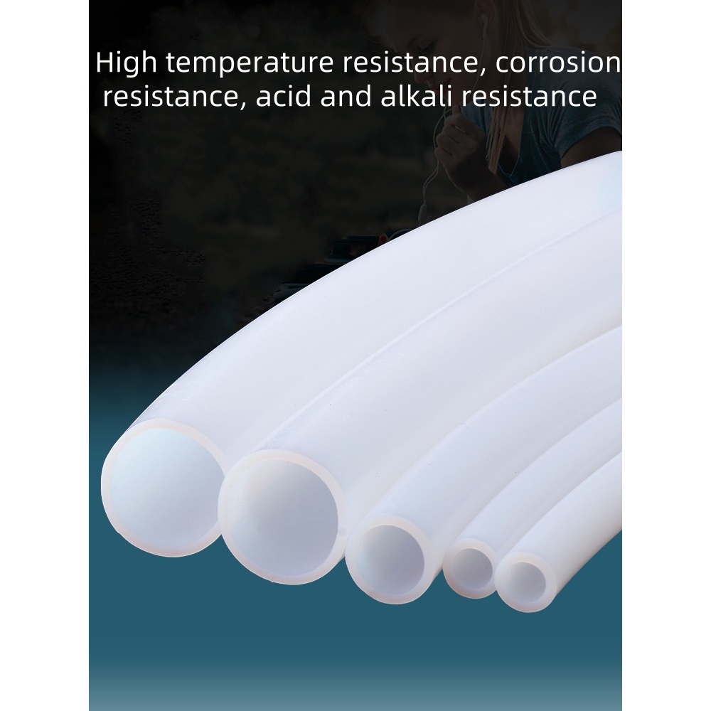 Teflon Tube PTFE Soft And Hard Tube Milky White PTFE Tube Teflon Tube 1/2/3/4/5/6/8mm