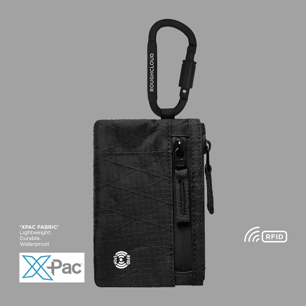 แปรงป้องกันการโจรกรรม RFID ผู้ถือบัตรซิปกระเป๋าใส่เหรียญหูฟังเปลี่ยนกระเป๋าขนาดเล็กกรณีกุญแจรถ รหัส การ์ดกระเป๋าสตางค์