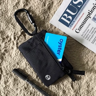 แปรงป้องกันการโจรกรรม RFID ผู้ถือบัตรซิปกระเป๋าใส่เหรียญหูฟังเปลี่ยนกระเป๋าขนาดเล็กกรณีกุญแจรถ รหัส การ์ดกระเป๋าสตางค์