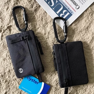 แปรงป้องกันการโจรกรรม RFID ผู้ถือบัตรซิปกระเป๋าใส่เหรียญหูฟังเปลี่ยนกระเป๋าขนาดเล็กกรณีกุญแจรถ รหัส การ์ดกระเป๋าสตางค์