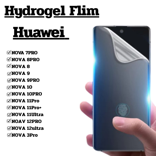[ ฟิล์มด้านหน้า ] ฟิล์มไฮโดรเจลสําหรับ Huawei NOVA7PRO / NOVA8PRO / NOVA9 / NOVA9PRO / NOVA10 / NOVA10PRO / NOVA11Pro / NOVA11Pro+ / NOVA11 Ultra / NOAV12PRO / NOVA12PRO / NOVA12 Ultra