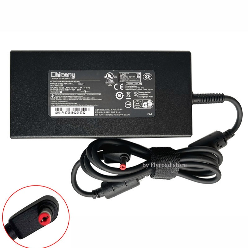 19.5V 11.8A 230W อะแดปเตอร์สําหรับ Acer Nitro 5 N22C1 เครื่องชาร์จโน้ตบุ๊ค 5.5*1.7 มม.