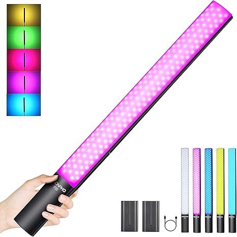 SOONPHO P20 II Stick Led Rgb Tube แบบพกพามือถือถ่ายภาพแสงสัมผัสพร้อมแบตเตอรี่ 2500k-8500K สําหรับสตู