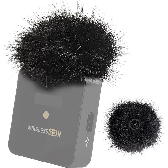 2PCS Wind Muff สําหรับ Rode Wireless Go 2 ระบบไร้สาย Dual Channel, Pop Filter Designed สําหรับ Rode 