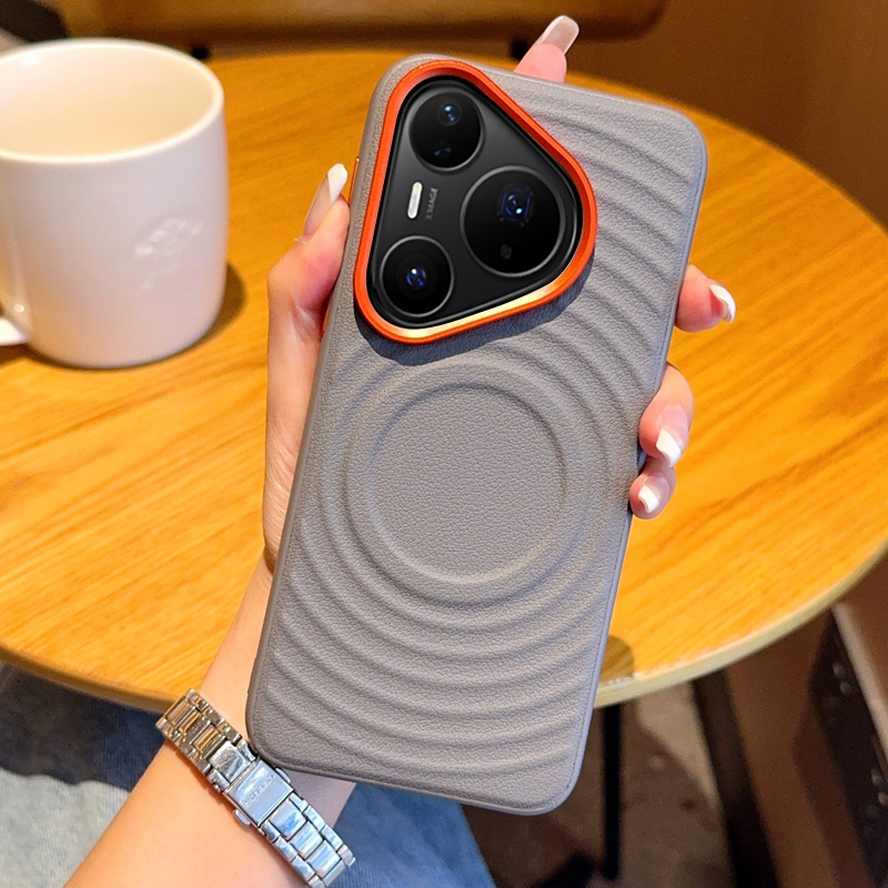 สําหรับHuawei Pura70 80 90 90S Pro Max Pura 70 80 Ultraกรณีหนังหรูหราป้องกันปกหลังสําหรับHuawei Nova 14 Pro 14 Ultraเคสโทรศัพท์แม่เหล็กชาร์จไร้สาย