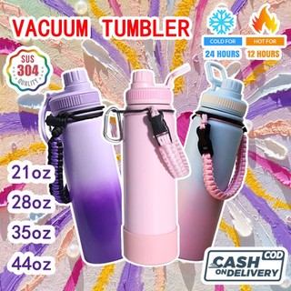 HILEE 600ML/800ML/1000ML Tumbler Hot and Cold Stainless Steel Vacuum Thermos Cup Thermal Water Bottle Thermal Mug Outdoor Sports
