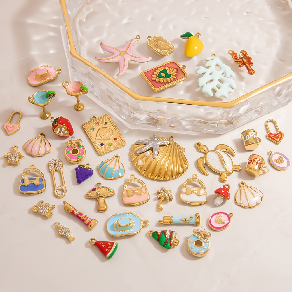 เครื่องประดับสแตนเลสอุปกรณ์เสริมจี้ Dainty DIY ขายส่ง