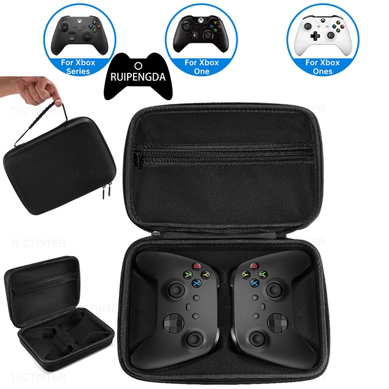 กระเป๋าถือสําหรับ Xbox Series Dual controllers แบบพกพากันกระแทกกระเป๋าสําหรับ XSX/one/ones Gamepad Gaming อุปกรณ์เสริม