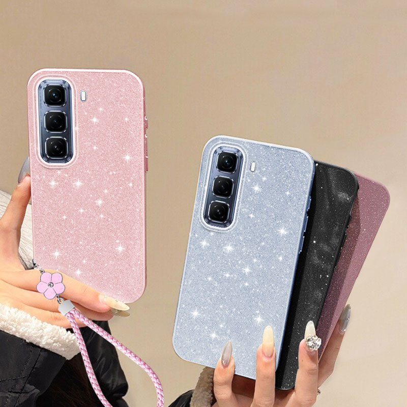 YBD IMDเคสโทรศัพท์สําหรับInfinix Hot 60i Hot 60 Pro + Hot 50 Pro + X6726 X6728 X6728B X6885 X6886 Anti Fallเกราะป้องกันพร้อมเชือกแขวน