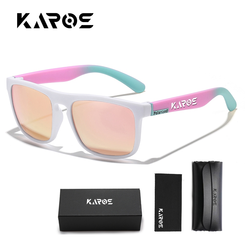 KAROS แฟชั่นแว่นตากันแดดโพลาไรซ์ UV400 สําหรับผู้ชายและผู้หญิง ใช้กลางแจ้ง ตกปลา ขับรถ และท่องเที่ยว