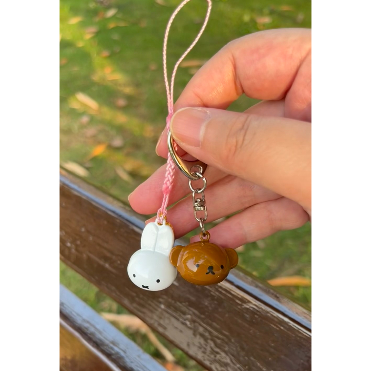 Kapplin🧸Miffy เครื่องประดับแขวน สายคล้องโทรศัพท์ สไตล์ญี่ปุ่น เสริมโชคลาภ