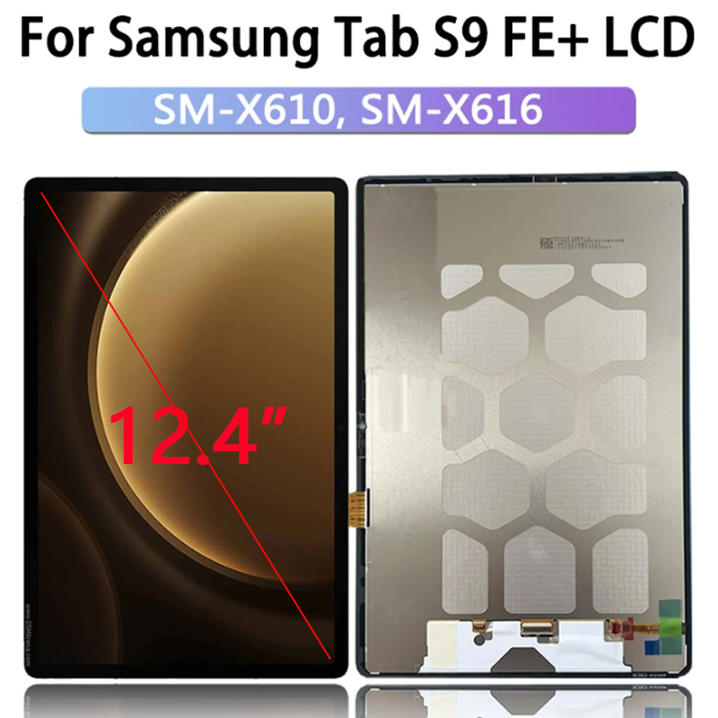 X610 X616 SM-X610 SM-X616B Lcd พรีเมี่ยมสําหรับ Samsung Tab S9 FE + Plus X610 จอแสดงผล Touch Screen 