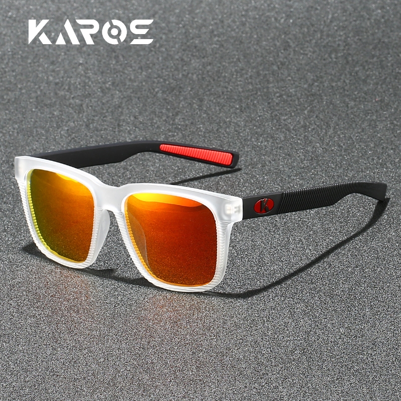 KAROS แฟชั่นแว่นตากันแดดคุณภาพสูงโพลาไรซ์ Unisex กลางแจ้งสําหรับตกปลาไดรฟ์ Travel camping แว่นสายตา UV400
