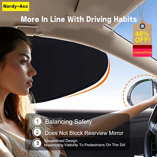 สีดํารถหน้าต่างม่านบังแดดฟิล์มไฟฟ้าสถิตไม่ใส100%ป้องกันแสงแดดหน้าต่างด้านข้างโล่ฉนวนกันความร้อนยูวีปิดกั้นกาวฟรีติดตั้งง่ายสากลพอดีสําหรับรถทุ