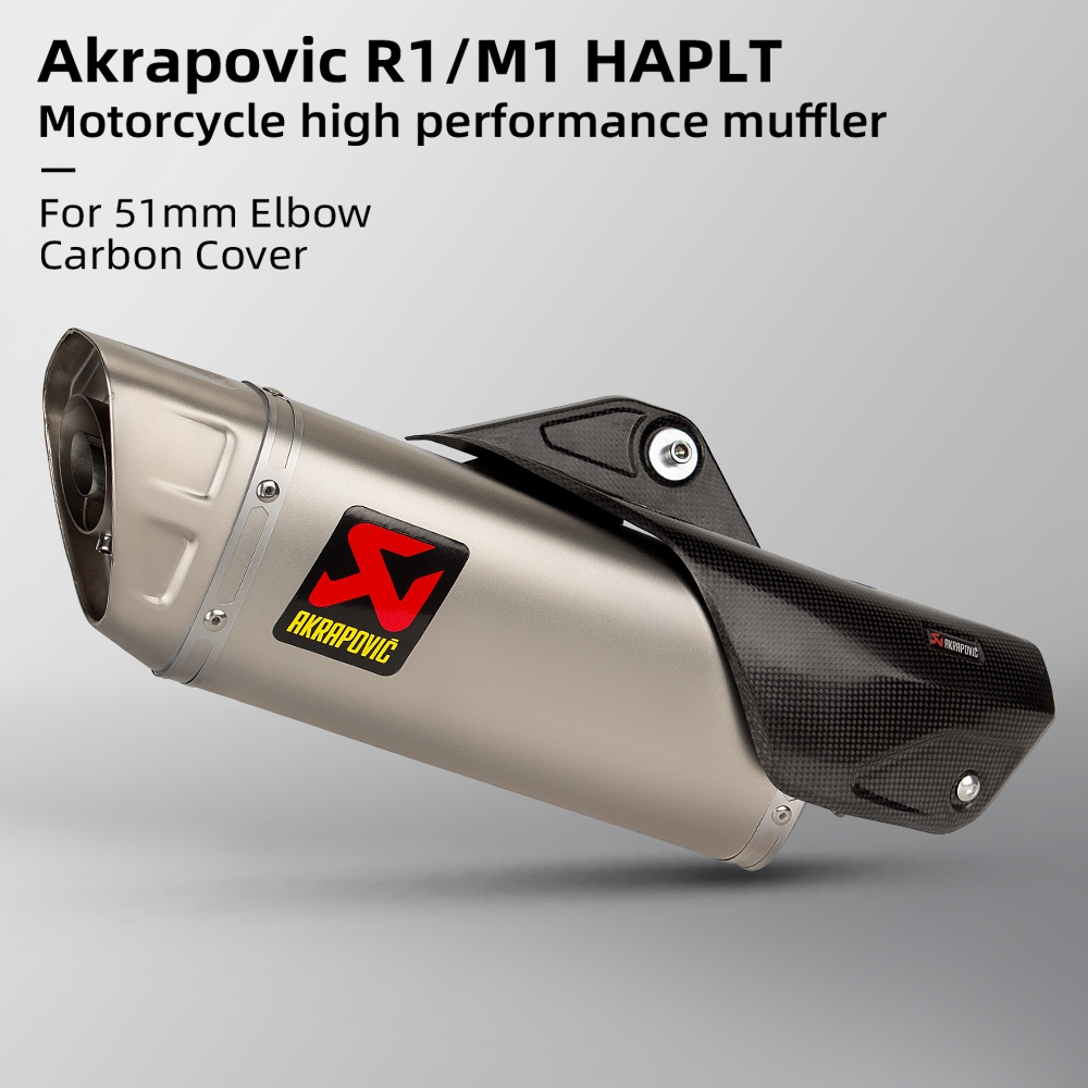 Akrapovic R1/M1 ไอเสีย Universal 51 มม.ท่อไอเสียรถจักรยานยนต์ DB Killer สําหรับ Z900 GSXR750 GSX8S P