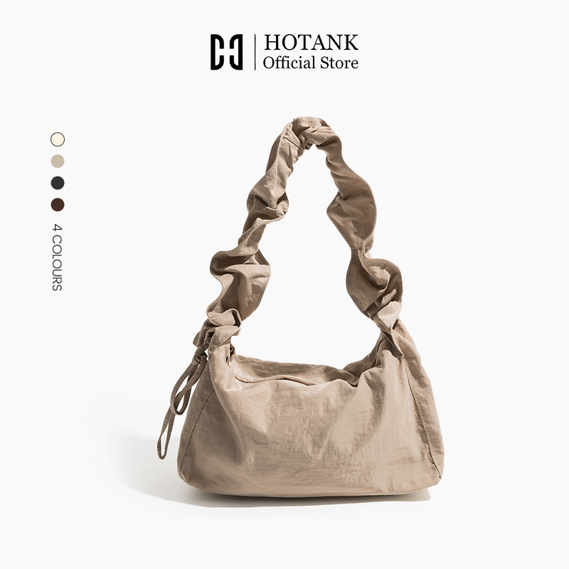 【HOTANK】กระเป๋าผู้หญิง กระเป๋าสะพายไนลอน กระเป๋าใต้วงแขนลําลอง