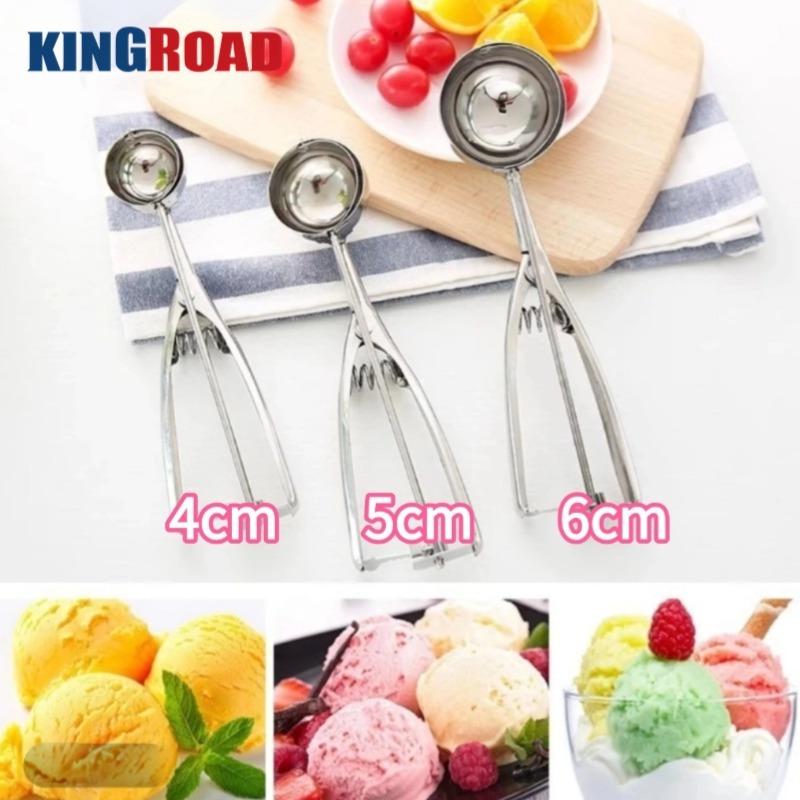 ช้อนตักไอติมสแตนเลส แม็กซี่ มี3ขนาด! ช้อนตักไอศกรีม ไม้ปาดไอติม