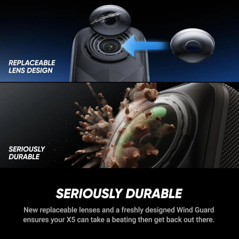 Insta360 X5 กล้องแอคชั่นแคมเมรา 8K 360 องศา thumbnail 3