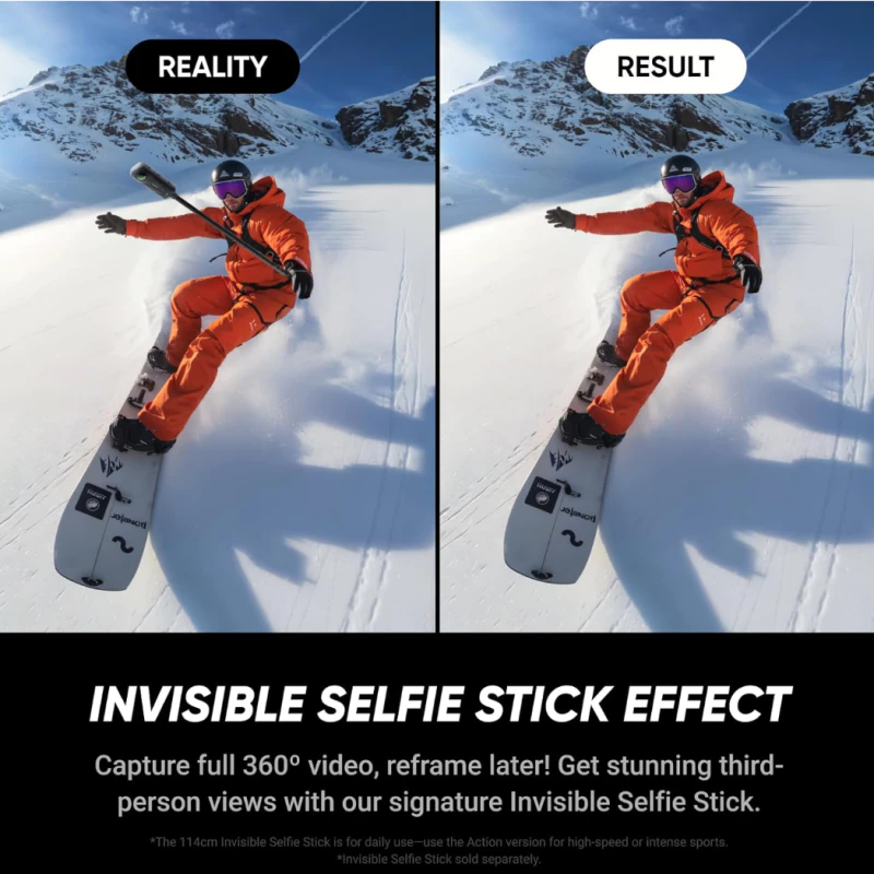 Insta360 X5 กล้องแอคชั่นแคมเมรา 8K 360 องศา thumbnail 6