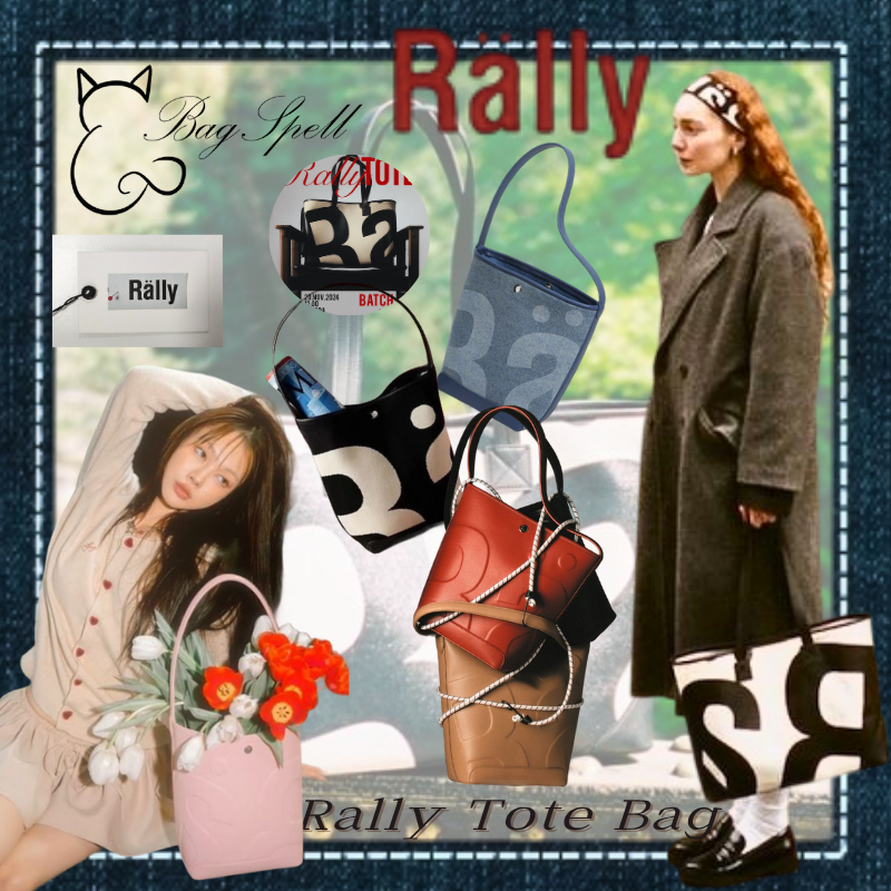 Rally The Bag Mark II กระเป๋าทรง Rally Movement Bucket Bag Rally Movement Tote Bag รูปแบบโลโก้ ใหม่เ