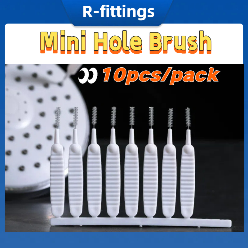 10 ชิ้น Mini Hole แปรงมัลติฟังก์ชั่น Showerhead แปรงทําความสะอาดลื่น Anti-Clogging แปรงขนาดเล็ก