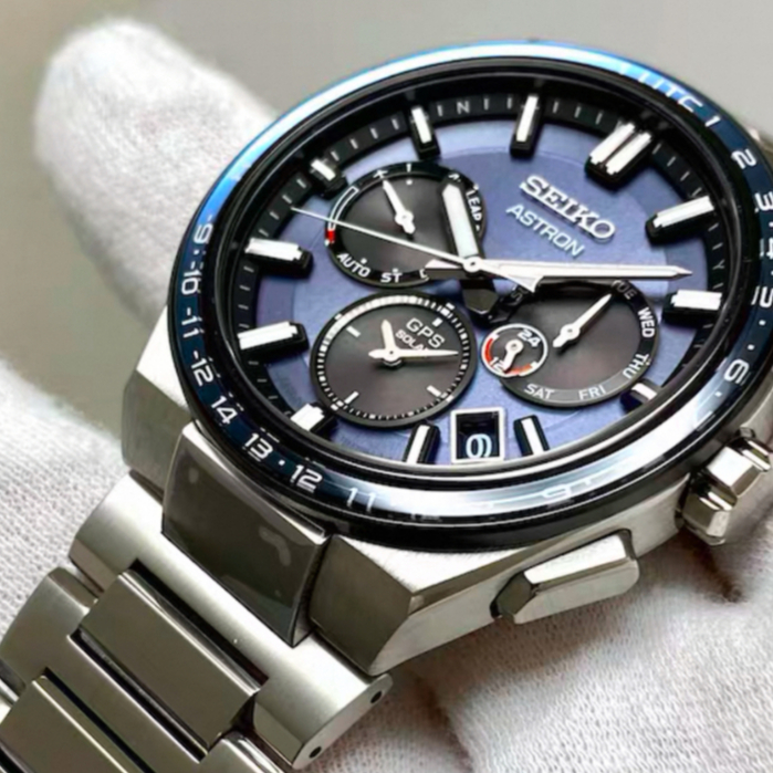Seiko Astron series ผู้ชาย ดิจิตอล Casual Steel Three Eye Multi-functional ธุรกิจ สันทนาการ Jam Tangan Lelaki