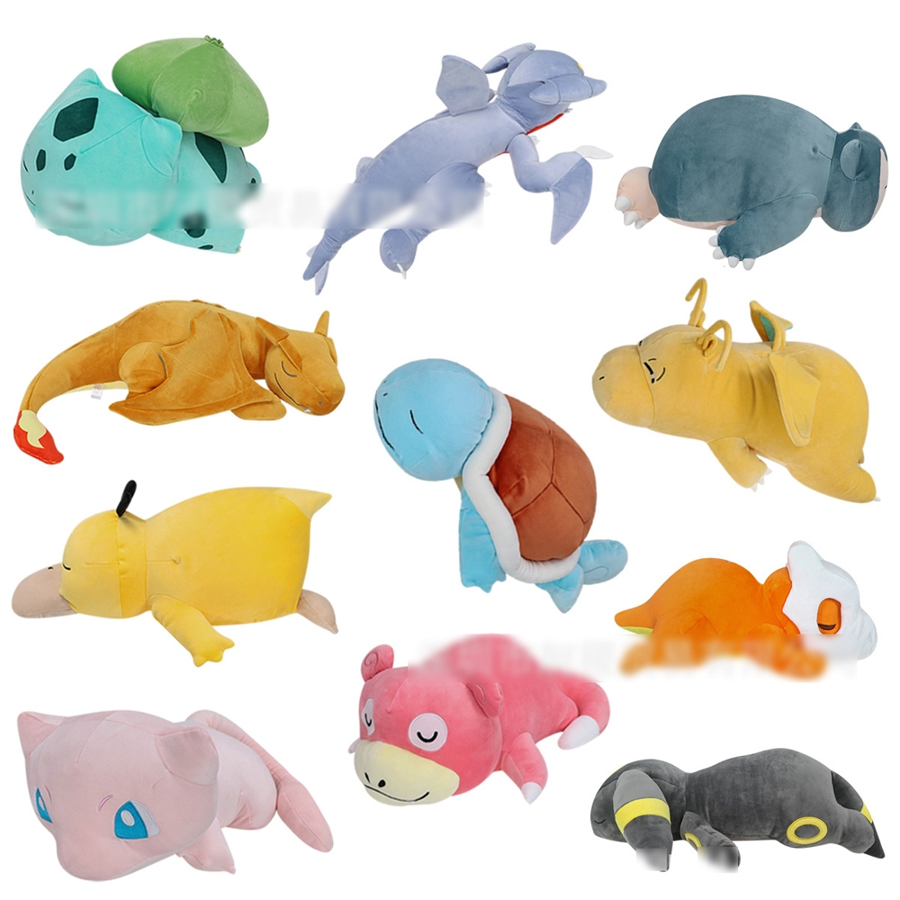 12 สไตล์อะนิเมะรูป Boxed Assembly Pikachu Poke Ball Snorlax Lapras Slowpoke Mew Eevee Psyduck Squirtle Gengar PVC ตัวเลขการกระทําตุ๊กตาของเล่น