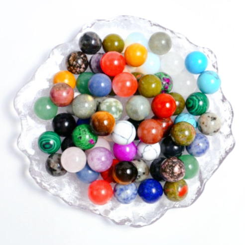 ลูกแก้วคริสตัล 16mm ขนาดพกพา - สำหรับนั่งสมาธิและงานจิตวิญญาณ - หินพลังงานและการรักษา - ตกแต่งบ้านและออฟฟิศ - รูปที่ 2