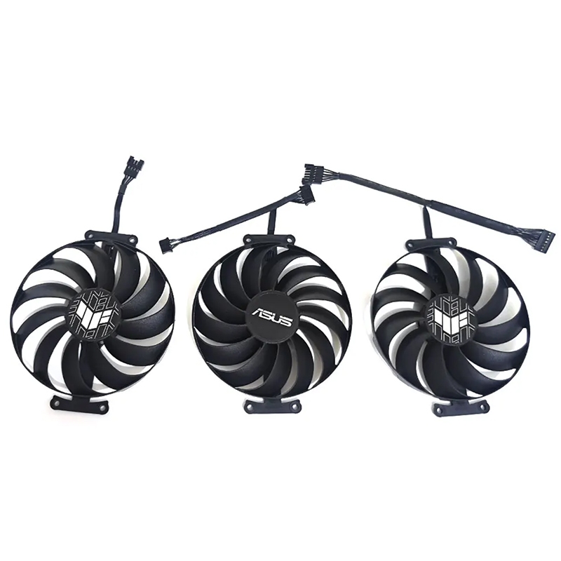 95MM 7PIN Video Card cooling กราฟิกการ์ดเปลี่ยนพัดลมสําหรับ ASUS TUF RX 6700XT RX 6800 RX 6800XT RX 