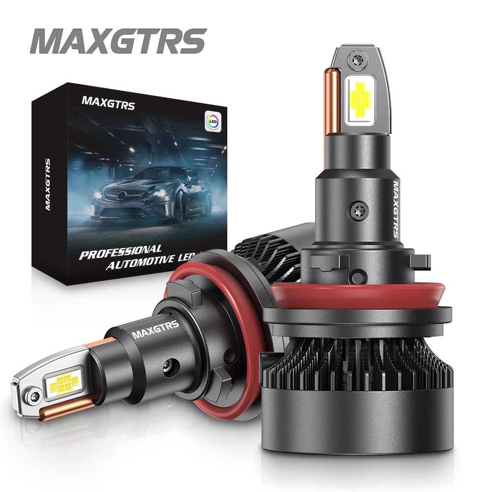 MAXGTRS ใหม่ 2x H1 H4 H8 H11 9005 9006 9012 H7 14000Lm CSP ชิป Led Beam 130W พร้อมพัดลมรถ DRL ไฟตัดหมอก