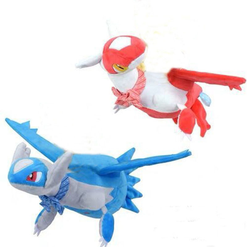 30 ซม.Plush Latias Latios ตุ๊กตาของเล่นอะนิเมะสัตว์กระเป๋า Monster ตุ๊กตาตุ๊กตาของเล่นของขวัญวันเกิด