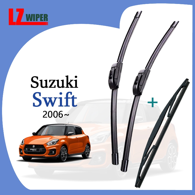 ชุดใบปัดน้ําฝน Suzuki Swift (หน้า/หลัง) สําหรับ 2006~ ปี SX4 Sport Car Window Wiper