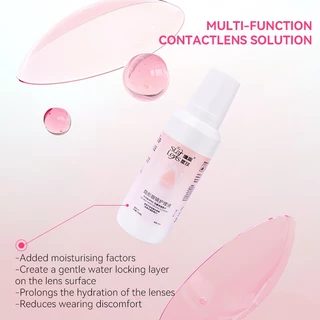 Starlens น้ํายาแช่เลนส์ 60ml / 120ml น้ํายาดูแลคอนแทคเลนส์อเนกประสงค์ ทําความสะอาด ให้ความชุ่มชื้น ฆ่าเชื้อได้อย่างมีประสิทธิภาพ