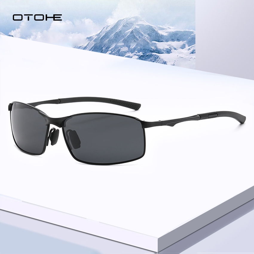 OTOHE ผู้ชายแว่นตากันแดดโพลาไรซ์ Unisex แฟชั่นแว่นตากันแดด Retro ขับรถ UV400 Clean Vision แว่นตากันแดด