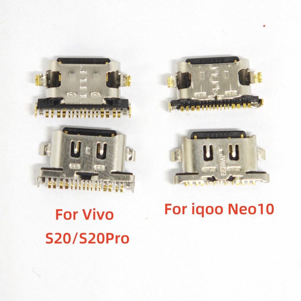 5-10 ชิ้น Type-C USB ชาร์จพอร์ตแจ็คซ็อกเก็ต charger Connector dock สําหรับ Vivo S20 Pro / iQoo Neo10