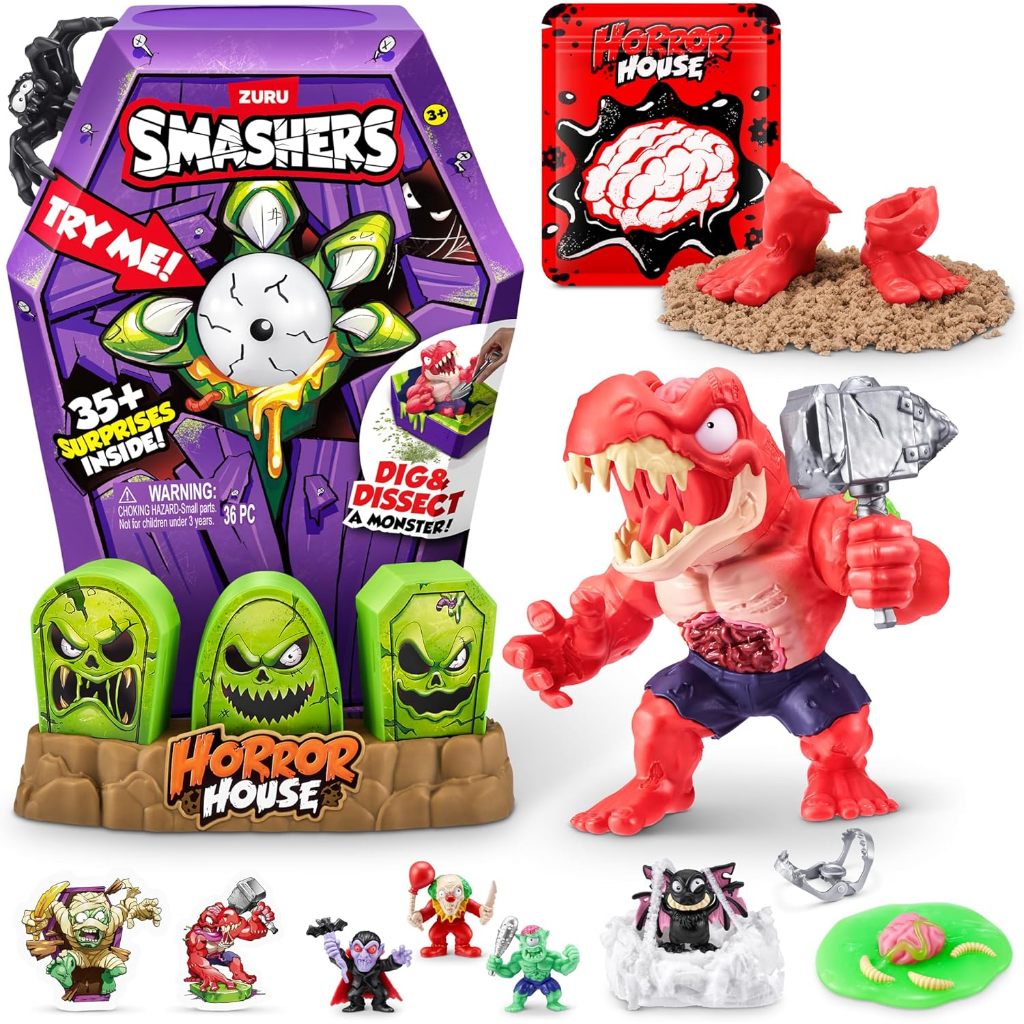 Smashers Mega Horror House (สีดํา) โดย ZURU, Interactive Toy, ของเล่นสะสมสําหรับเด็กและวัยรุ่น Toy f