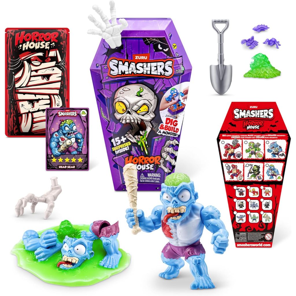 Smashers Horror House (Head Scar) โดย ZURU, Interactive Toy, ของเล่นสะสมสําหรับเด็กและวัยรุ่น Toy fo