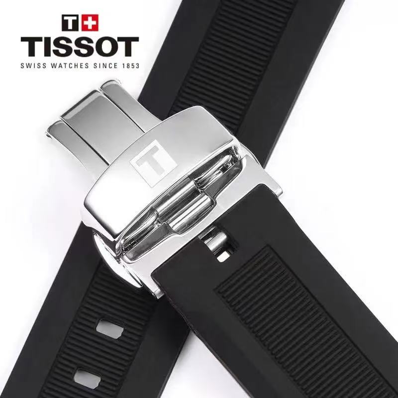 สายรัดซิลิโคน Tissot สำหรับ PRX1853, Le Locle 1853 ,Carson 1853 การเปลี่ยนสายรัดซิลิโคน