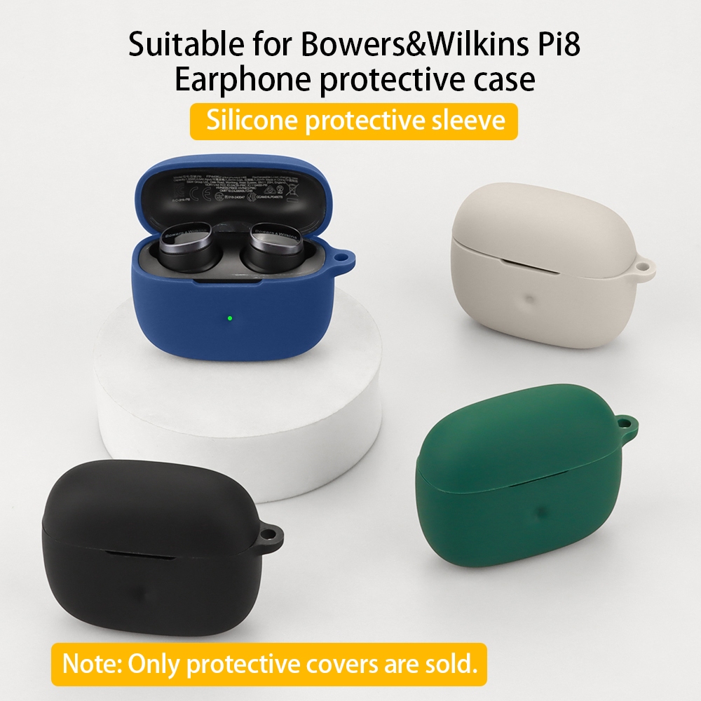 สําหรับเคสป้องกันหูฟัง Bowers&Wilkins Pi8 | พรีซิชั่ฟิตป้องกันไร้รอยต่อ | ชาร์จโดยไม่ต้องถอดปก