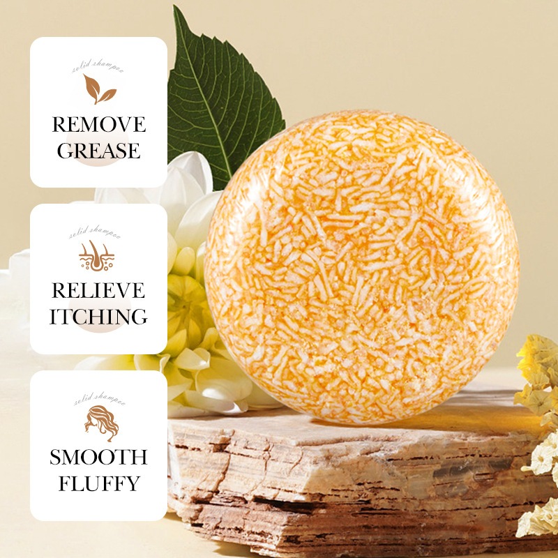 SADOER Ginger Root Strengthening Shampoo Bar สําหรับทําความสะอาดล้ําลึก