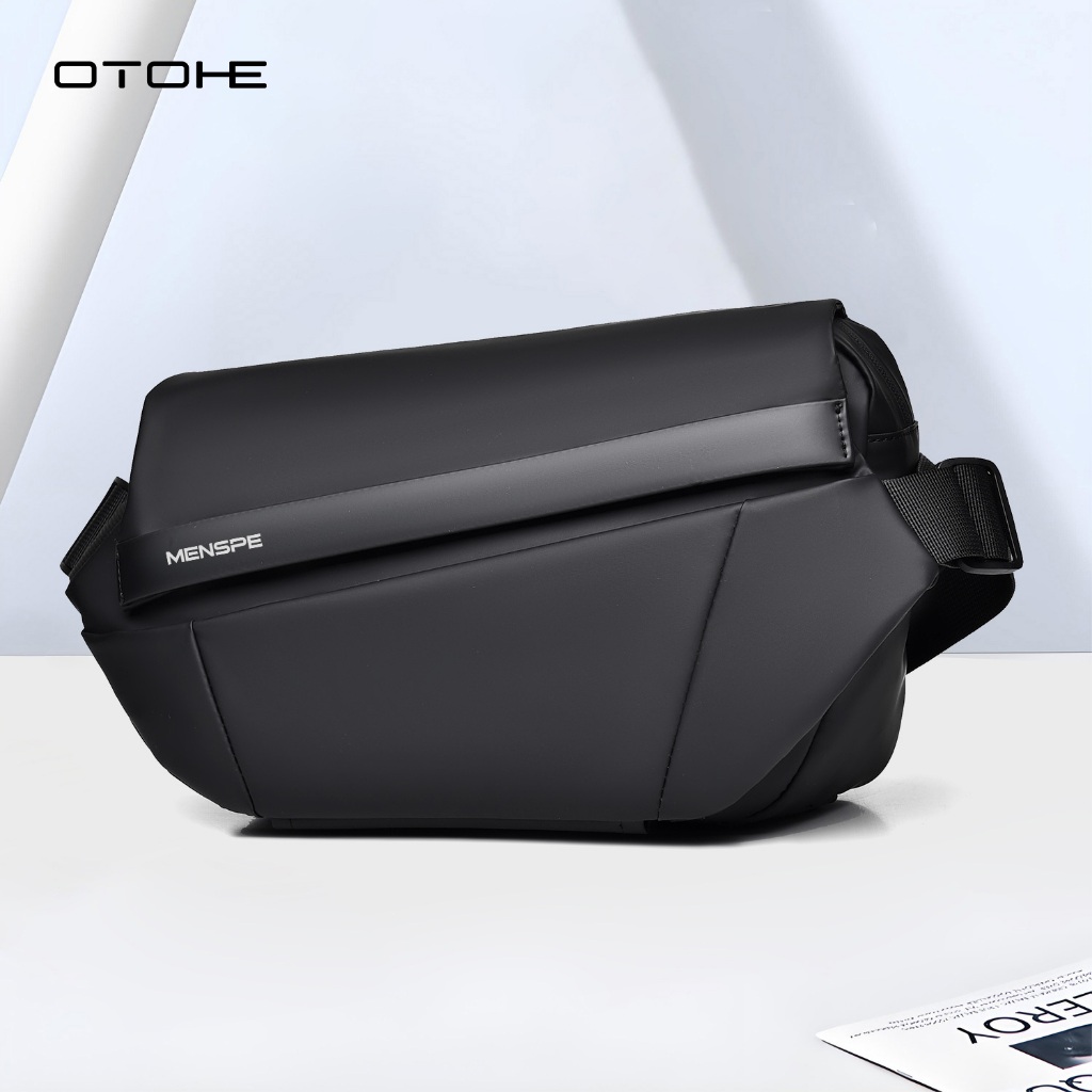 OTOHE กระเป๋าสะพายไหล่ผู้ชายกระเป๋าเดินทางแบบสั้นกระเป๋า Messenger กระเป๋าคาดหน้าอกกระเป๋า Messenger สไตล์วิทยาลัย