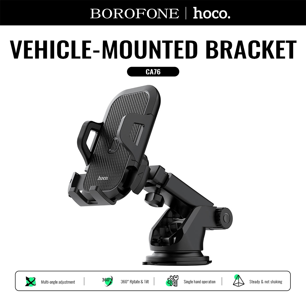 Hoco. Car Holder CA76 ที่ยึดโทรศัพท์ติดรถยนต์ ที่จับโทรศัพท์ ที่วางโทรศัพท์แม่เหล็กในรถติดหน้าช่องแอร์
