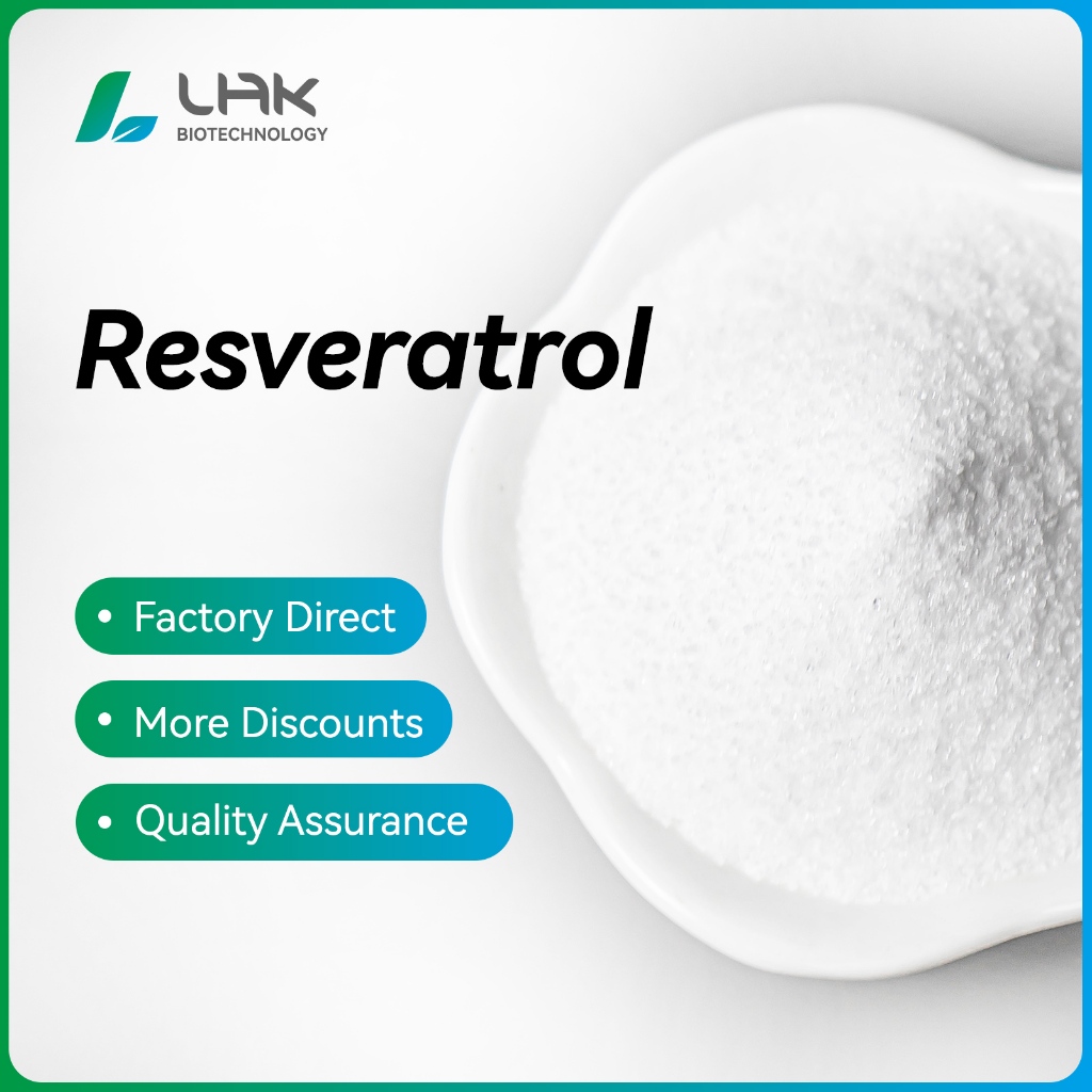 โรงงานจัดหา Polygonum cuspidatum extract resveratrol 98% CAS 501-36-0