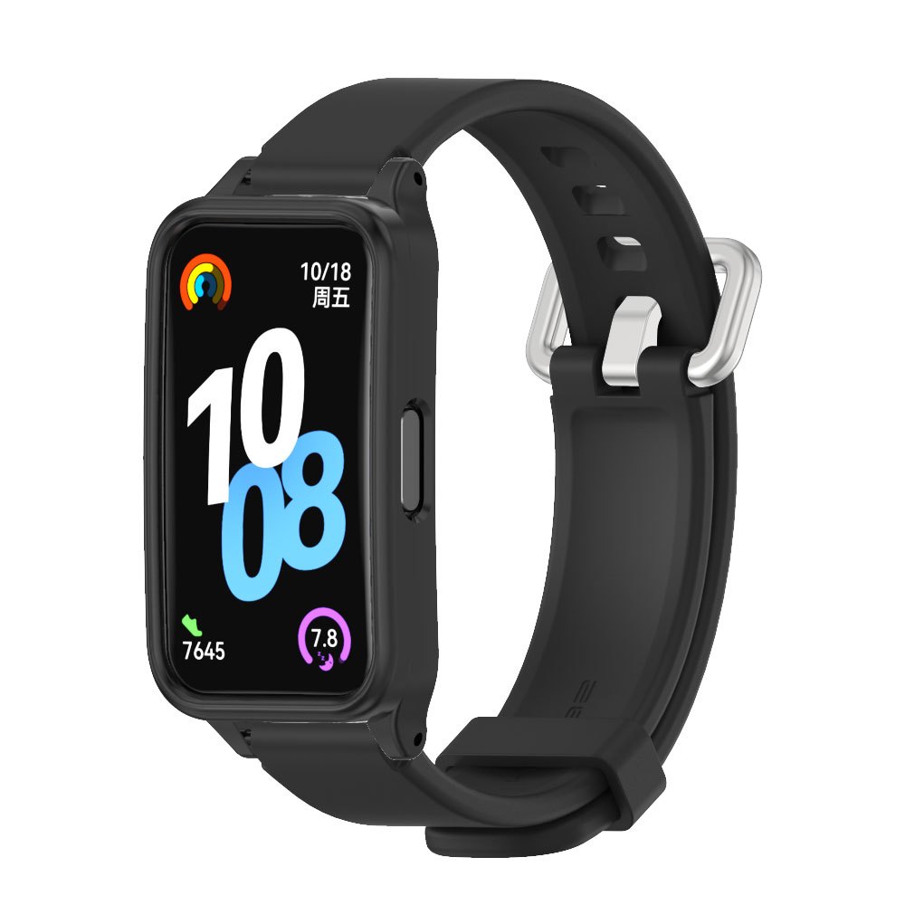 MIJOBS สําหรับ Huawei Band 10 9 8 สายกีฬา PC เคสป้องกันนาฬิกากันน้ําสําหรับ Huawei Band 10 NFC